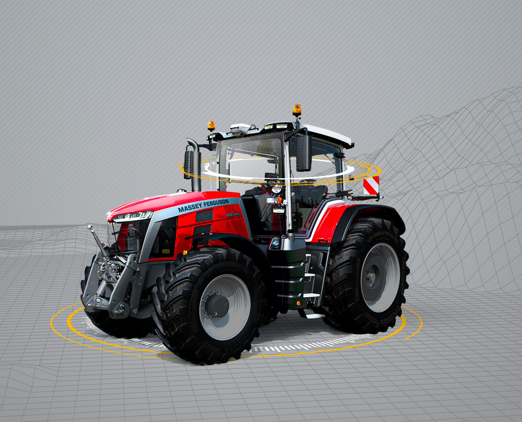 TRACTOR GRANDE MF 8S.245